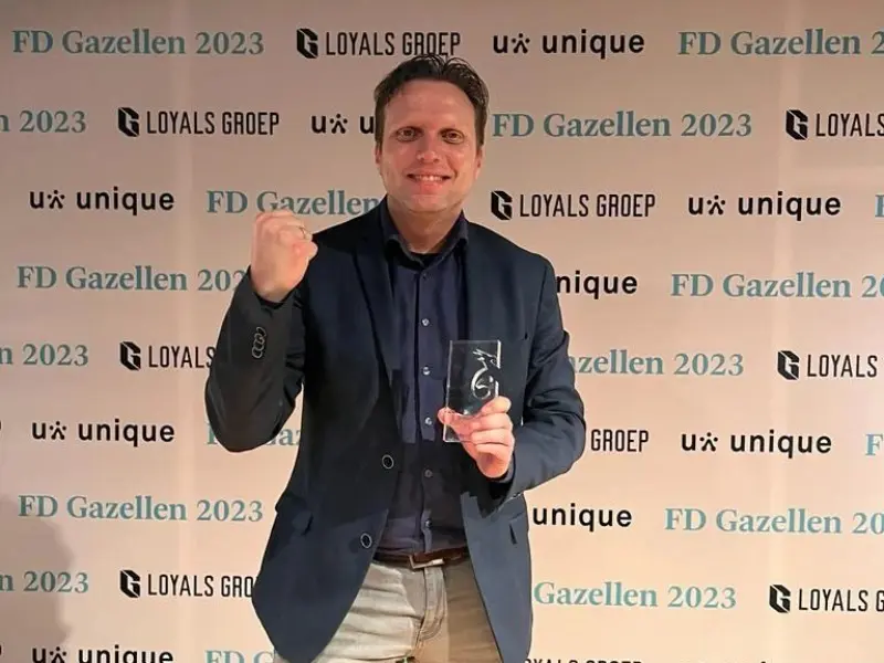 Jack neemt de vierde FD Gazelle op rij in ontvangst namens Breedweer